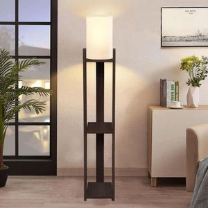 Verona Ahşap Raflı Lambader Koyu Venge 241648