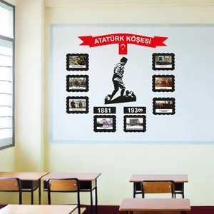 Emach Dizayn Atatürk Köşesi Ahşap Fotoğraflar Dahildir