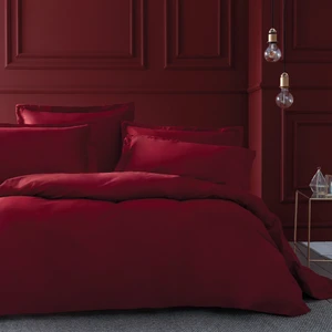 Dora Saten Battal Boy Nevresim Takımı - Kırmızı