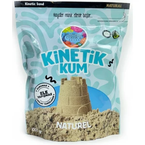 Mammacomica Dough Doğal Kinetik Kum 1000 g – Ele Yapışmaz, Kolay Şekil Alır, Çocuk Gelişimini Destekleyen Tek Renk Oyun Kumu