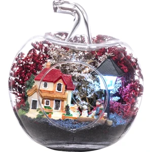 Teraryum Işıklı Düş Evi Kırmızı
