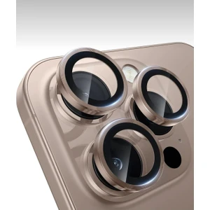 Empo Cases Apple Iphone 16 Pro ve 16 Pro Max Uyumlu Görüntü Bozmayan Safir Kamera Lens Koruyucu