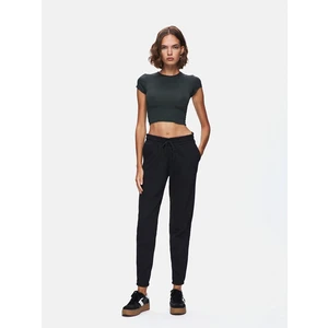 Düz Jogger Regular Fit Siyah Eşofman