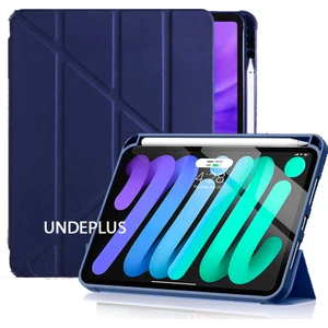 Apple iPad Air 13INÇ M2 2024 Kılıf Kalem Bölmeli Trifolding Case A2898 A2899 A2900