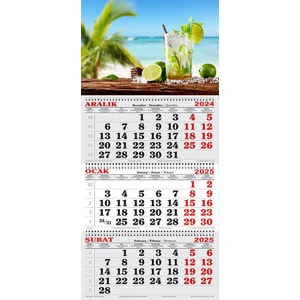 GENC DIJITAL BASKI 2025 Yılı Gemici Takvimi ---Sahilde Mojito