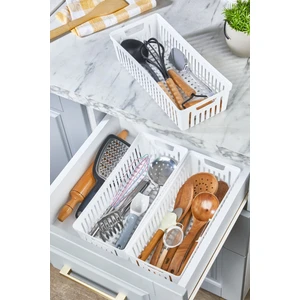 MHK Collection 3'lü Set Modüler Kaşıklık ve Kepçelik Çekmece Içi Düzenleyici Mutfak Organizer