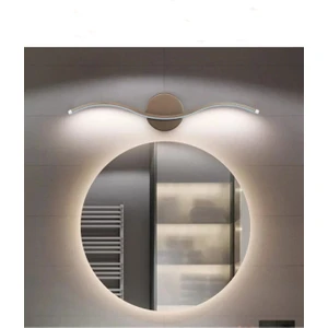 Fer Avize Diana Modern Tasarım Kahverengi Renk Gün Işığı Ledli Banyo - Mutfak - Salon Led Duvar Aplik