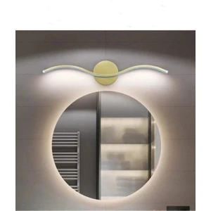Fer Avize Diana Modern Tasarım Eskitme Renk Gün Işığı Ledli Banyo - Mutfak - Salon Led Duvar Aplik