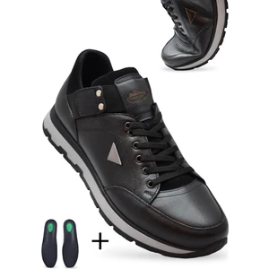 TAB2055 Tam Ortopedik Taban %100 Hakiki Deri Erkek Ayakkabı Kauçuk Kaymaz Taban