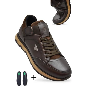 TAB2055 Tam Ortopedik Taban %100 Hakiki Deri Erkek Ayakkabı Kauçuk Kaymaz Taban