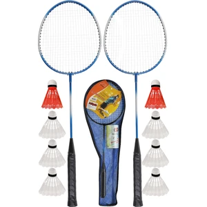 11 Parça Çantalı Set Badminton Raketi Seti 2 Raket + 8 Top + Çanta Amatör Çocuk-Genç Raket Top Seti