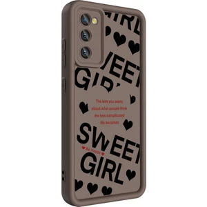 noktaks - Samsung Galaxy S20 FE - Kılıf Kamera Korumalı Baskılı Arka Yüzey Klas Kapak - Siyah - T32297