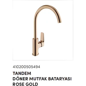 Tandem Döner Mutfak Bataryası Rose Gold(Bronz)