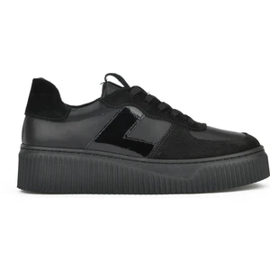 Kadın  Deri Sneaker 143359Z465 Siyah