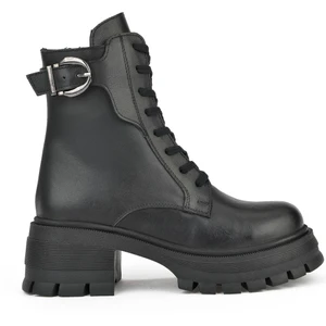 Kadın  Deri Bot 143359Z616 Siyah