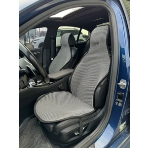 Meka Part Terletmez Koltuk Kilimi Tekli Oto Kilim Çizgili Universal Kılıf 1 Parça Ön Koltuk Için