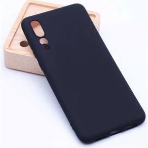 noktaks - Huawei P20 Pro - Kılıf Mat Soft Premier Silikon Kapak - Siyah - T2841