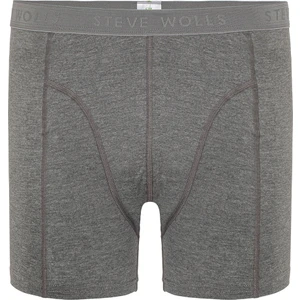 Erkek Gri Tekli Klasik Bambu Boxer - 25100