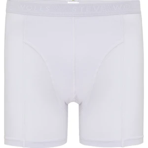 Erkek Beyaz Tekli Klasik Bambu Boxer - 25100