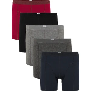Erkek 5’li Renkli Bambu Boxer - 25104 (BK100)