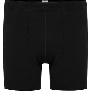 Steve Wolls Erkek Siyah Tekli Uzun Paça Bambu Boxer - 25200