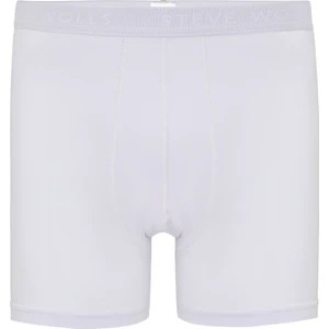 Steve Wolls Erkek Beyaz Tekli Uzun Paça Bambu Boxer - 25200