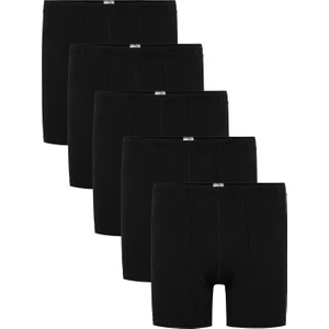 Steve Wolls Erkek Siyah 5’li Uzun Paça Bambu Boxer - 25203 (BUS100)