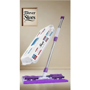 Easy Clean Beyaz Sabun Katkılı Mopa Uyumlu Yer Temizlik Havlusu 50 Yaprak + Mop Aparatı