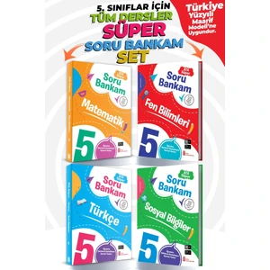 5.Sınıf Tüm Dersler Süper Soru Bankam Set