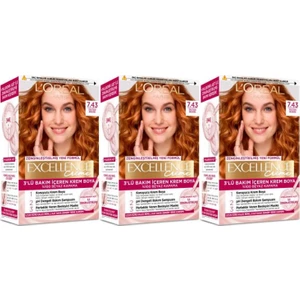 L'Oréal Paris Excellence Saç Boyası 7 - 43 Sultan Bakırı x 3 adet