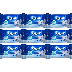 Islak Cep Mendil 10 Yaprak Klasik (9 Lu Set)