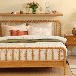 Bella Maison %100 Pamuk Saten Leora King Size Nevresim Seti Somon (240X220 Cm)