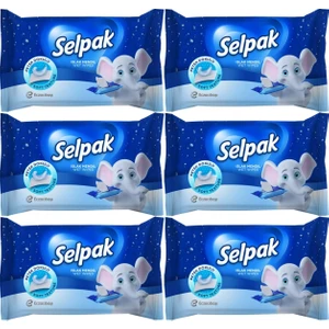 Islak Cep Mendil 10 Yaprak Klasik (6 Lı Set)