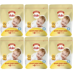 Granül Sabun Tozu 1000 gr Klasik Doğal Sabun 6'lı Set 120 Yıkama