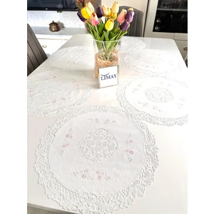 Dantel Görünümlü Amerikan Servis 6lı  / 1.sınıf Pvc