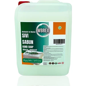 Besleyici ve Onarıcı Sıvı El Sabunu 5lt Ekonomik Boy Beyaz Sabun Kokulu