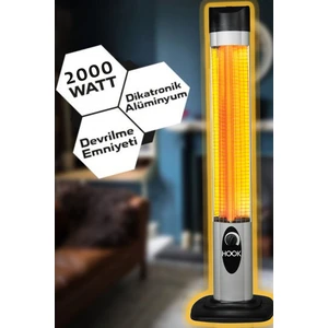 Dik Isıtıcı Elektrikli Kule Tipi Tasarruflu Soba Devrilme Emniyetli 2000W