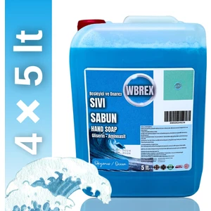 Besleyici ve Onarıcı Sıvı El Sabunu 5lt * 4 Adet Ekonomik Boy Okyanus Kokulu