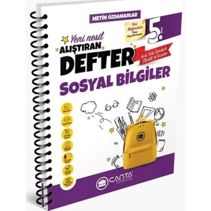 Çanta Yayınları 5. Sınıf Sosyal Bilgiler Okula Yardımcı Alıştıran Defter