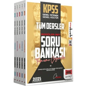 Yargı Yayınevi 2025 KPSS Gk-Gy Tamamı Çözümlü Modüler Soru Bankası Seti
