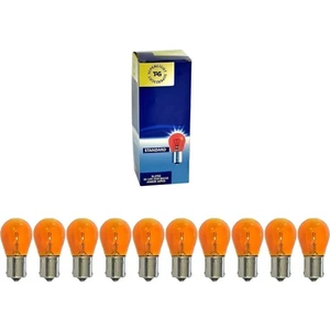 10 Adet 12V 21W 93 Turuncu Amber Sinyal Ampulü 10X PY21W Uyumlu