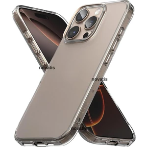 Apple iPhone 16 Pro Max Uyumlu 3D Kamera Korumalı Renksiz Sararmaz Ultra Koruma Şeffaf Kılıf Kapak