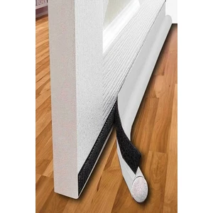 Beya Renk Kapı Altı Rüzgar Önleyici Sünger 90 cm 3 Adet beyaz renk