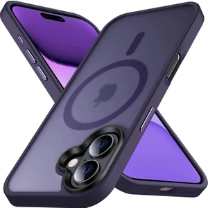 Apple Iphone 16 Plus Kılıf Magsafe Şarj Arka Yarı Şeffaf Kapak Sio Cover