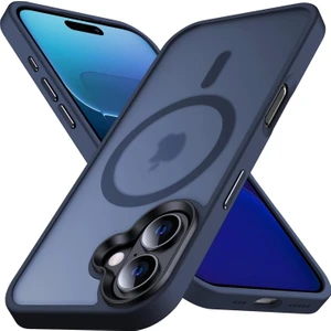 Apple Iphone 16 Plus Kılıf Magsafe Şarj Arka Yarı Şeffaf Kapak Sio Cover