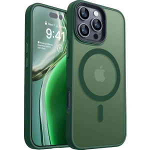 Apple iPhone 16 Pro Kılıf Magsafe Şarj Arka Yarı Şeffaf Kapak Sio Cover