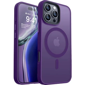 Apple Iphone 16 Pro Max Kılıf Magsafe Şarj Arka Yarı Şeffaf Kapak Sio Cover