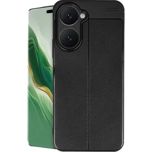 Vivo Y18 Kılıf Auto Focus Deri Desen Silikon Arka Kapak