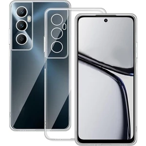 Realme C65 Kılıf Kamera Korumalı Silikon Şeffaf Arka Kapak