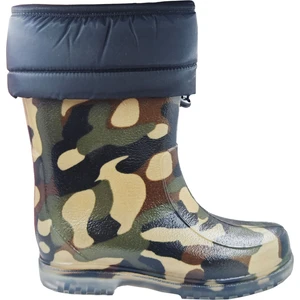 Kamuflaj Desenli Yünlü Su Geçirmez Çizme -30 Derece Kadar Dayanaklı Avcı & Balıkçı Çizmesi